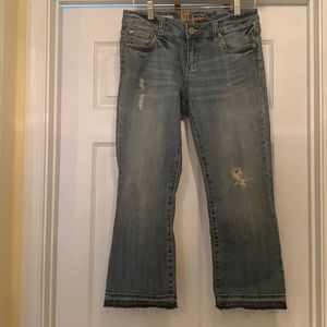 Fun distressed comfortable Kut jeans
